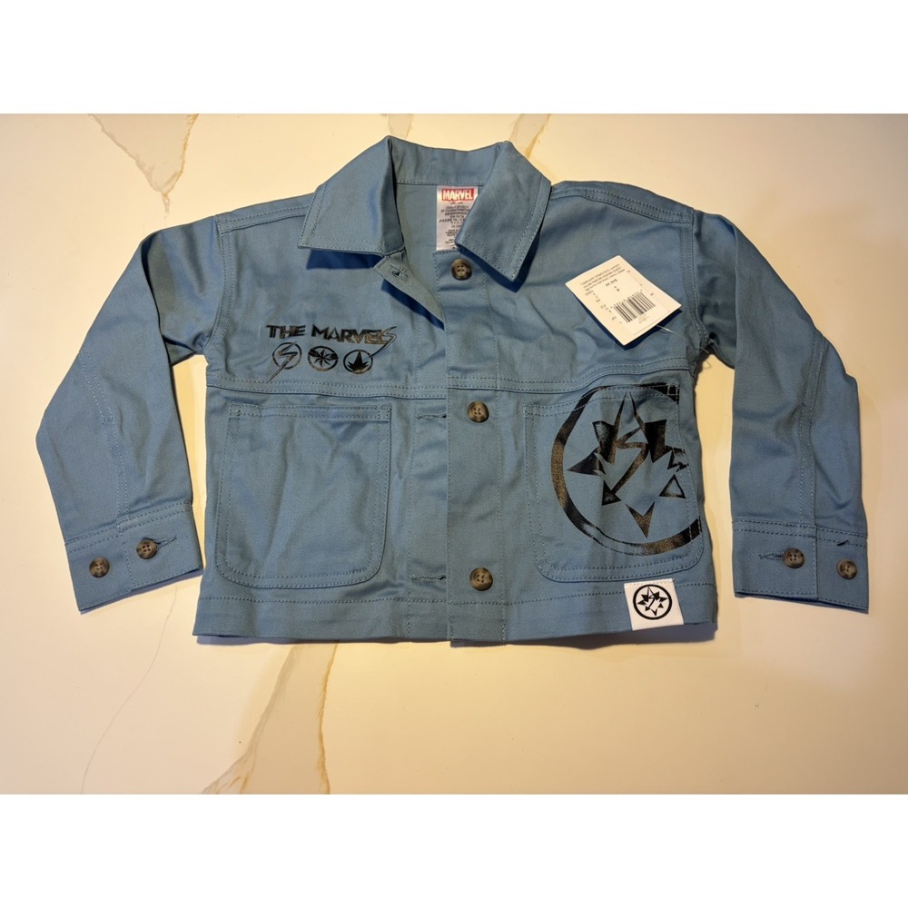 Marvel - The Marvels Denim Jacket -Toddler Size 4. - NWT Denim